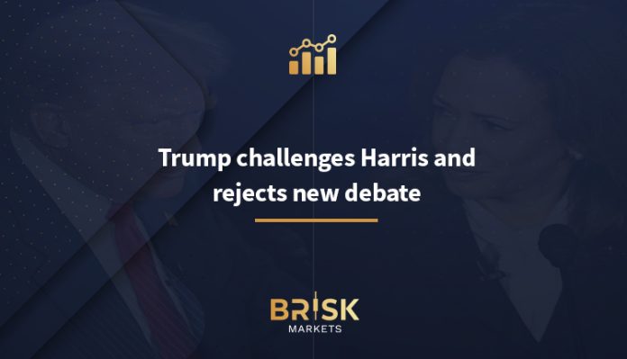 Trump challenges Harris