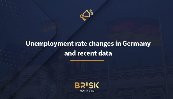 Unemployment rate changes in Germany