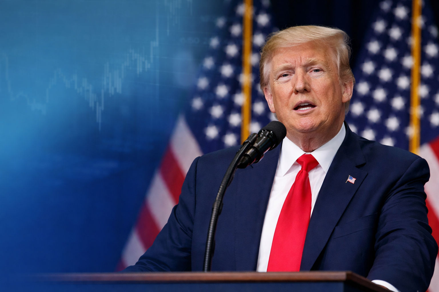 الأسواق تترقب خطاب ترامب مع استعداد المستثمرين لتقلبات قوية